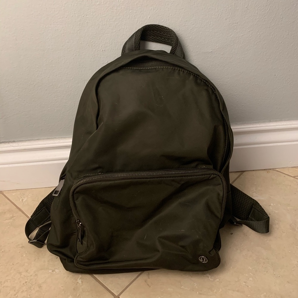 Olive Green Lululemon Backback